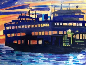 sunset ferry
