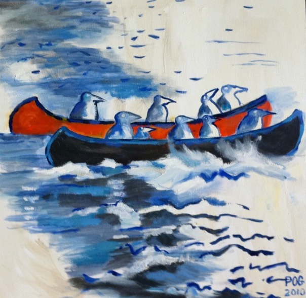 rafting up on sinclair 20x20